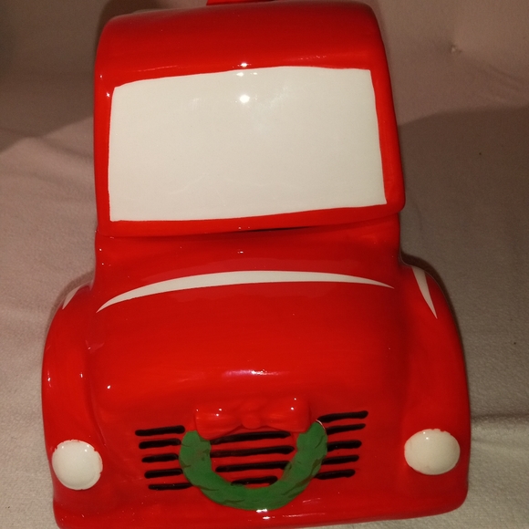 NIB Christmas Ceramic Cookie Jar - Truck - Picture 4 of 7